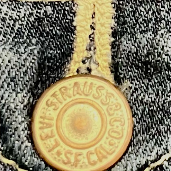 Y2K Women’s Levi’s Superlow Rise 524 11 M blue jeans flap pockets distressed - Picture 5 of 7